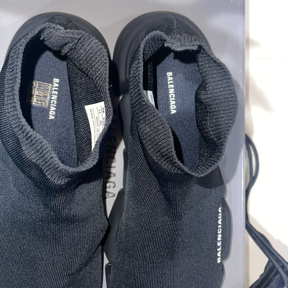 MEN'S SPEED SNEAKER IN BLACK - Picture 6 of 7